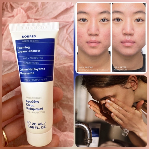 Sữa Rửa Mặt Korres Foaming Cream Cleanser 20ml