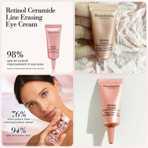 Kem Dưỡng Da Mắt Elizabeth Arden Retinol Ceramide Line Erasing by Eye Cream 5ml