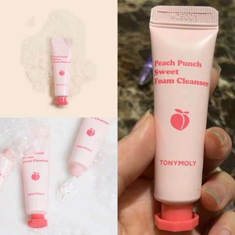 Sữa Rửa Mặt Tony Moly Peach Punch Sweet Foam Cleanser 10ml