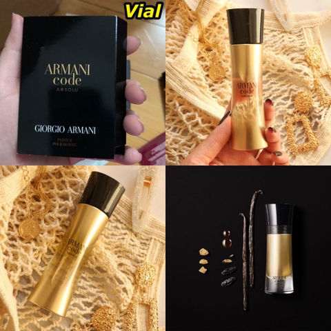 Vial Nước Hoa Armani Code Absolu Parfum Pour Homme