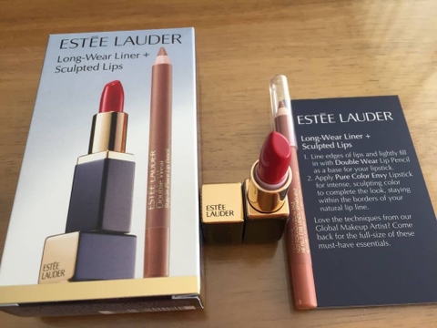 Set Son và chì kẻ môi Estee Lauder