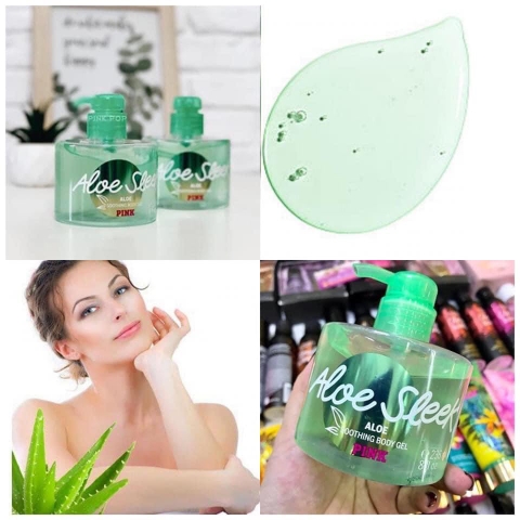 Gel Chiết Xuất Nha Đam Pink Victoria's Secret Aloe Sleek Soothing Body Gel 236ml
