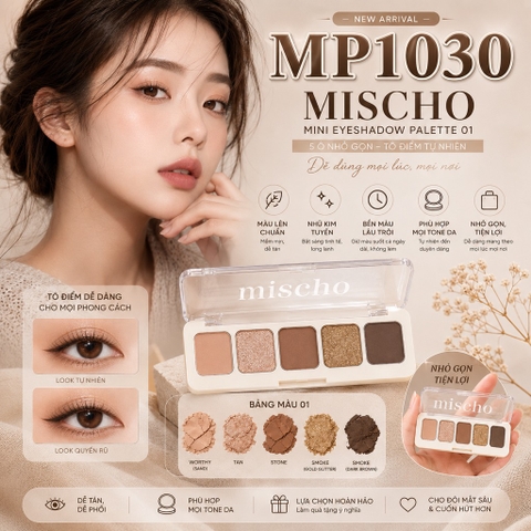 Bảng màu Mischio Beauty Eyeshadow Palette 01