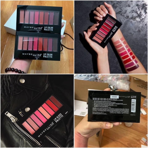 Bảng Son 8 Màu Maybelline Lip Studio Lip Color Palette