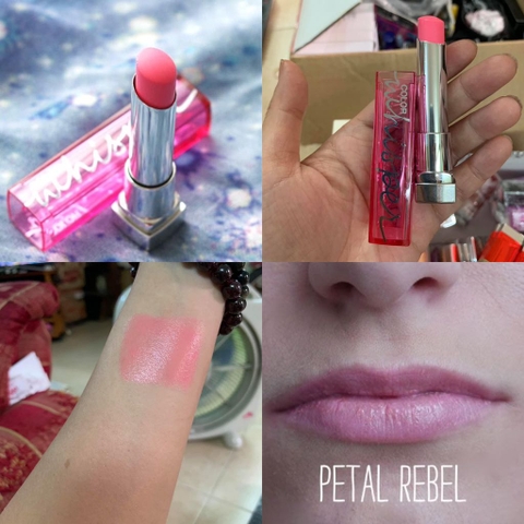 Son Maybelline Color Whisper  Petal Rebel số 60 - Màu Hồng Sen