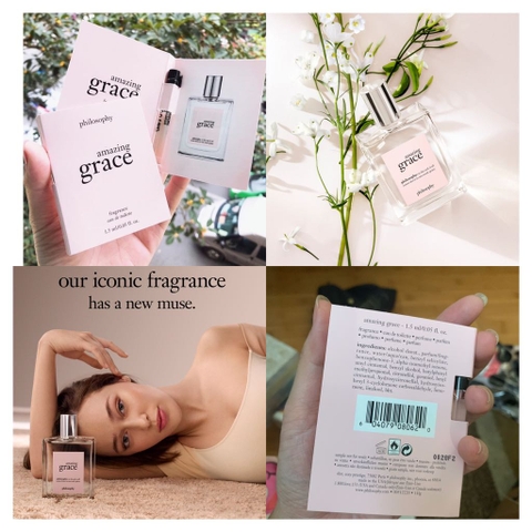 Vial Nước Hoa Philosophy Amazing Grace EDT 1.5ml