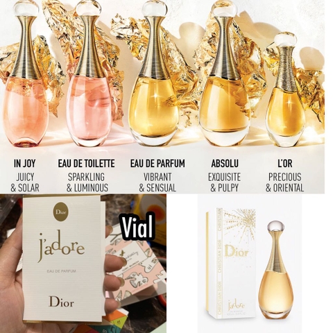 Vial Dior J’adore Eau de parfum
