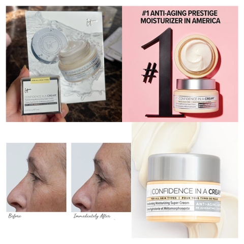 Kem Dưỡng Ẩm Chống Lão Hoá IT Cosmetics Confidence In A Cream - Anti Aging Amour 7.0ml