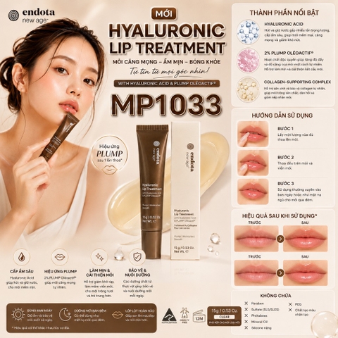 Endota new age™ Hyaluronic Lip Treatment – Clear15g.