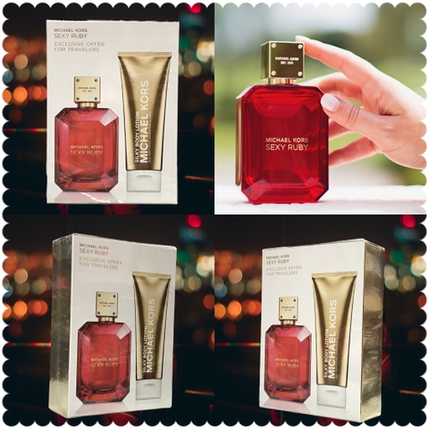Set Nước Hoa Kèm Dưỡng Thể Michael Kors Sexy Ruby