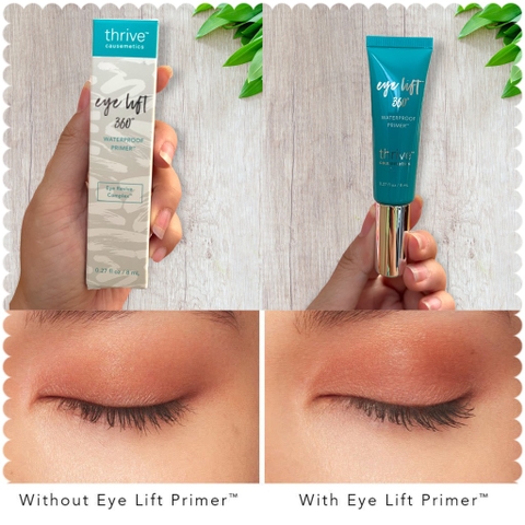 Kem Lót Mắt Thrive Causemetics Eye Lift 360° Waterproof Primer 8ml