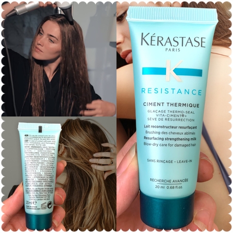 Kem Dưỡng Bảo Vệ Cho Tóc Kerastase Resistance Ciment Thermique Blow Dry Primer  20ml