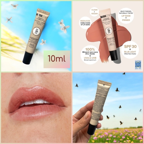 Kem Lót Môi Nudestix Nudescreen Lip Primer SPF 30- Natural Tint 10ml