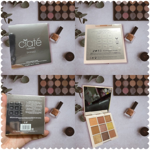Hộp Màu Mắt Ciate London Bronzed 9 Màu 10.8g