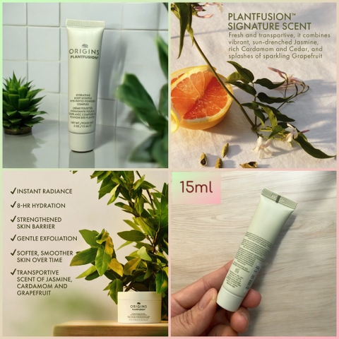 Kem Dưỡng Thể ORIGINS PLANTFUSION™ Hydrating Body Souffle With Phyto-Powered Complex mini 15ml