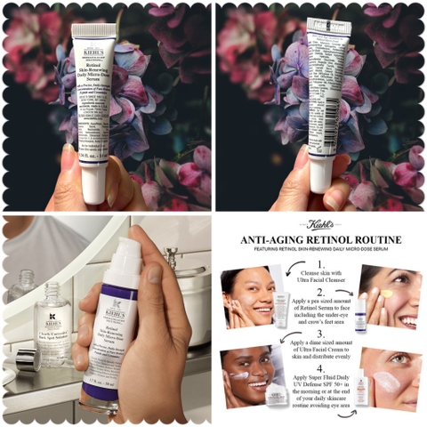 Tinh Chất Tái Tạo Da Kiehl’s Retinol Skin Renewing Daily Micro-Dose Serum 10ml
