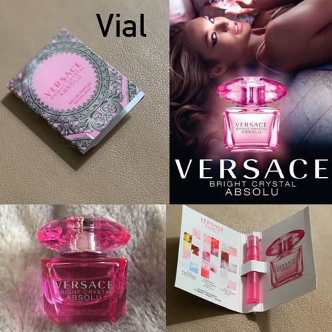Vial nước hoa nữ Versace Bright Crystal Absolu