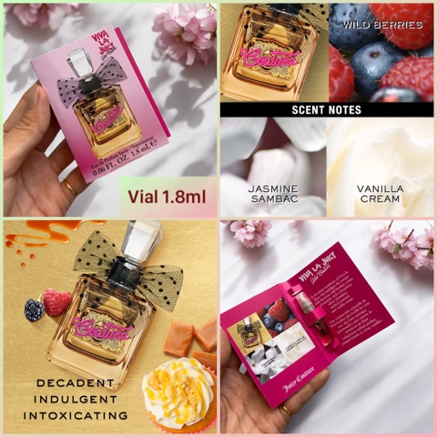 Vial Nước Hoa Juicy Couture Viva La Juicy Gold Couture  Eau de Parfum 1.8ml