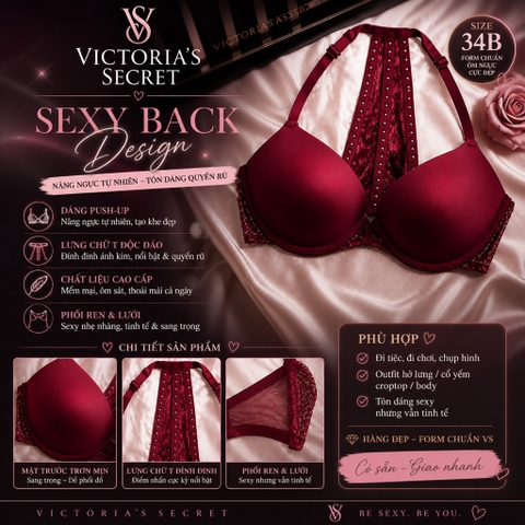 Áo Bra Victoria Secret CPJ 34B