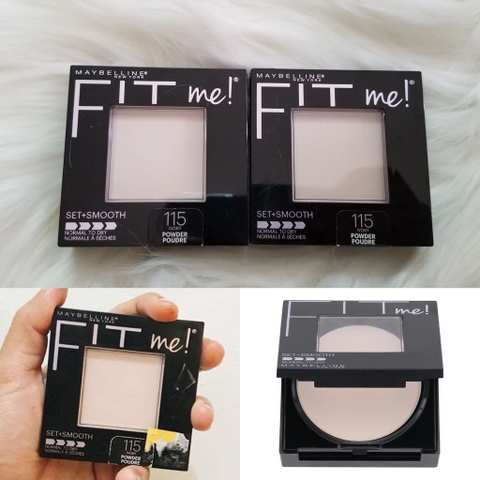 Phấn Mịn Lì Maybelline Fit Me Set + Smooth Shade 115 Ivory 9g