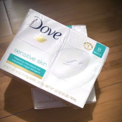 Xà bông Dove Sensitive pack of 8