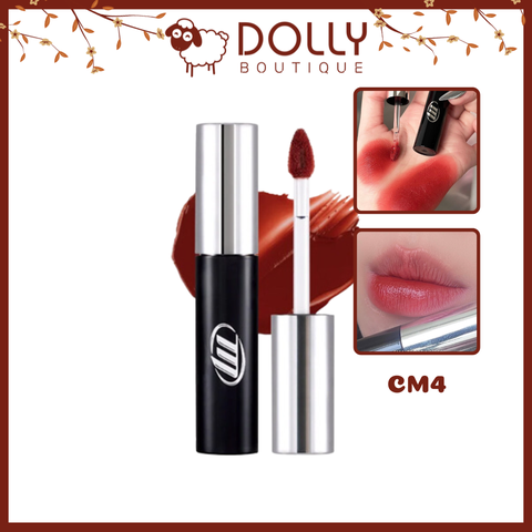 Son Kem Lì Merzy Cyber Mellow Tint #CM4 Tempting Red (Màu Đỏ Ánh Hồng) - 4g