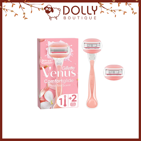 Dao Cạo Đầu Bơ Gillette Venus Spa Chuyên Dụng Cho Nữ Kèm 2 Lưỡi Dao Thay Thế