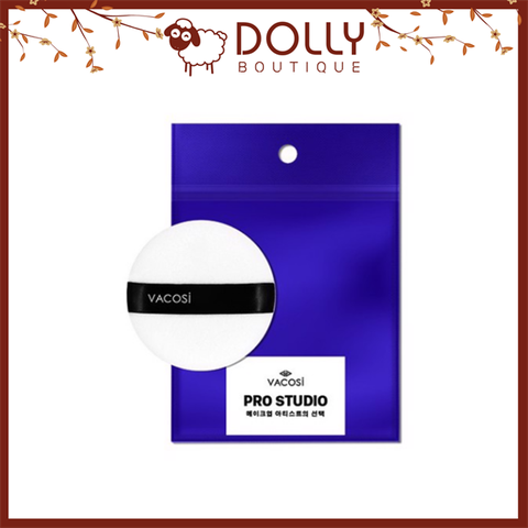 Bông Phấn Khô Tròn Nhỏ Vacosi Prs Small Round Pro Puff PK02
