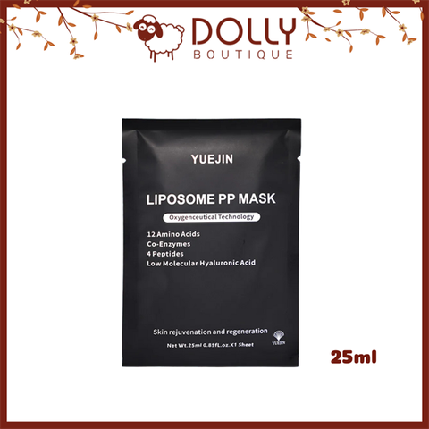 Mặt Nạ Giấy Đen Phục Hồi, Cấp Ẩm Yuejin Liposome PP Mask 25ml