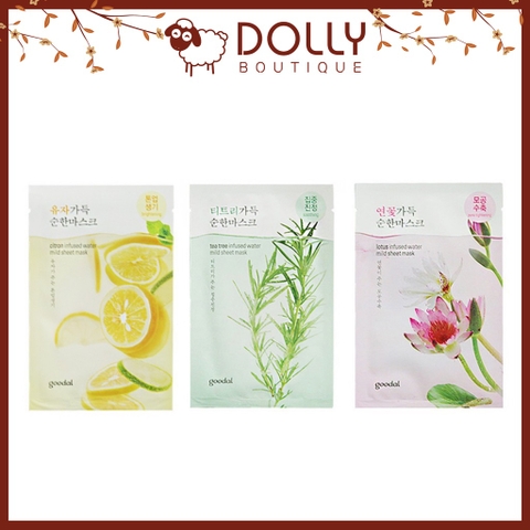 Miếng Mặt Nạ Giấy Goodal Infused Water Mild Sheet Mask 23ml