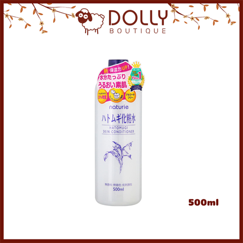 Nước Hoa Hồng Ý Dĩ Dưỡng Ẩm Naturie Hatomugi Skin Conditioner 500ml