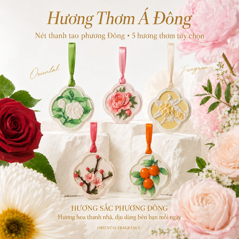 Đá Thơm Treo Tủ Hoa Thơm An Nhiên – Phong Cách Á Đông 🌼