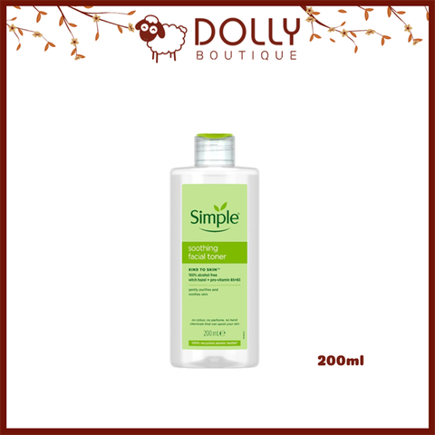 Nước Hoa Hồng Simple Smoothing Facial Toner 200ml