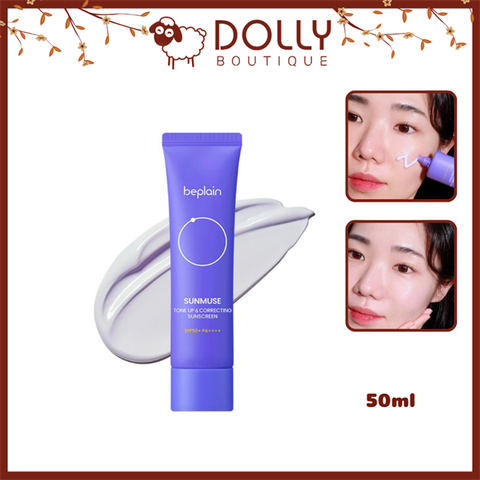 Kem Chống Nắng Nâng Tone Da Beplain Sunmuse Tone Up & Correcting Sunscreen SPF50+ PA++++