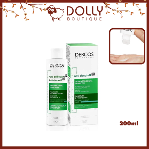 Dầu Gội Sạch Gàu Vichy Dercos Anti-Dandruff Shampoo Hair 200ml