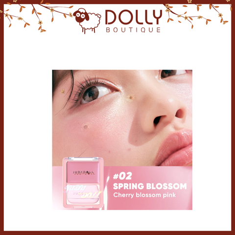 Má Hồng Kem Judy Doll Glow Blush Balm #02 Spring Blossom 3g