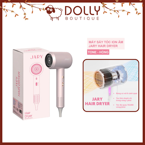 MÁY SẤY TÓC ION ÂM JARY HAIR DRYER