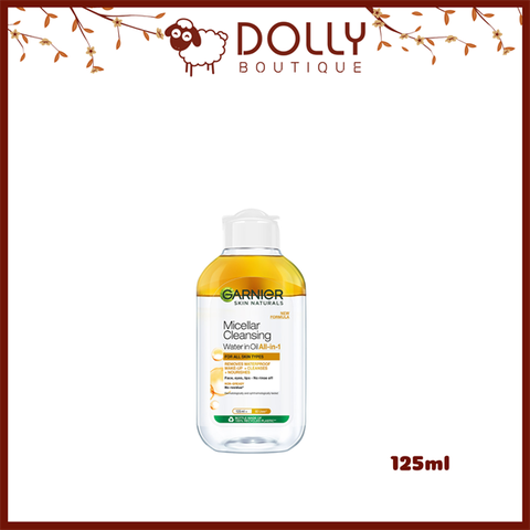 Nước Tẩy Trang Làm Sạch Sâu Garnier Micellar Cleansing Water 125ml