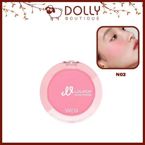 Phấn Má Hồng Vacosi Lolipop All Day Blush 5.6g
