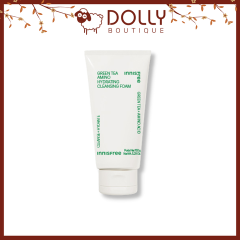 Sữa Rửa Mặt Trà Xanh Dưỡng Ẩm Innisfree Green Tea Amino Hydrating Cleansing Foam 150g