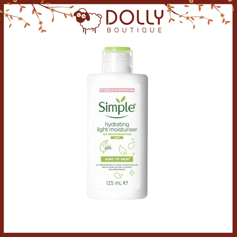 Sữa Dưỡng Ẩm Simple Kind To Skin Hydrating Light Moisturiser 125ml