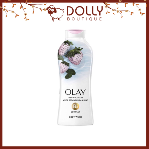 [Nhập Khẩu] Sữa tắm Olay Fresh Outlast Body Wash Purifying White Strawberry 650ml