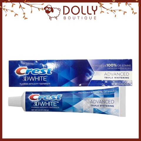 Kem Đánh Răng Crest 3D White Toothpaste 7 oz, 5-count