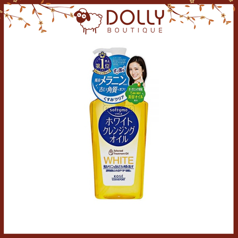 Dầu tẩy trang Kose Softymo White Selected Treatment Oil 230ml