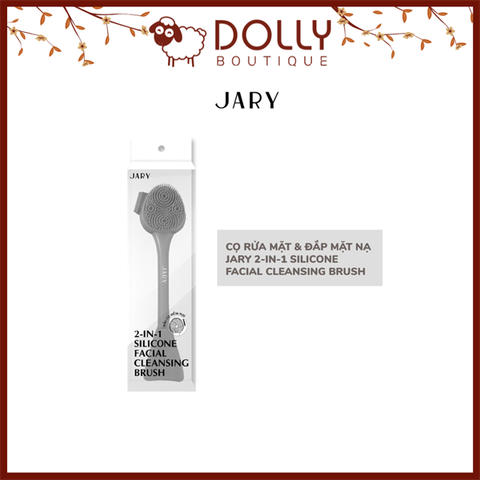 Cọ Rửa Mặt & Đắp Mặt Nạ Jary 2-in-1 Silicone Facial Cleansing Brush