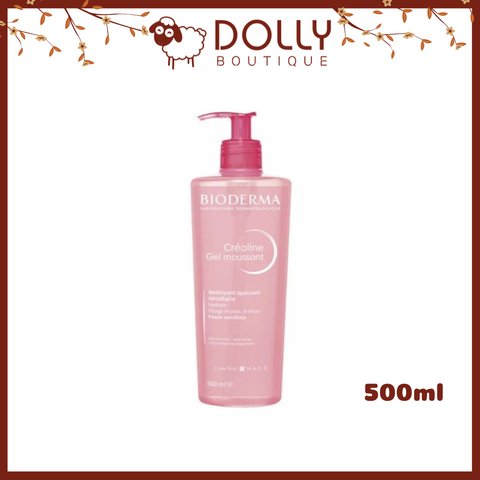 Gel Rửa Mặt Cho Da Nhạy Cảm Bioderma Créaline Gel Moussant 500ml