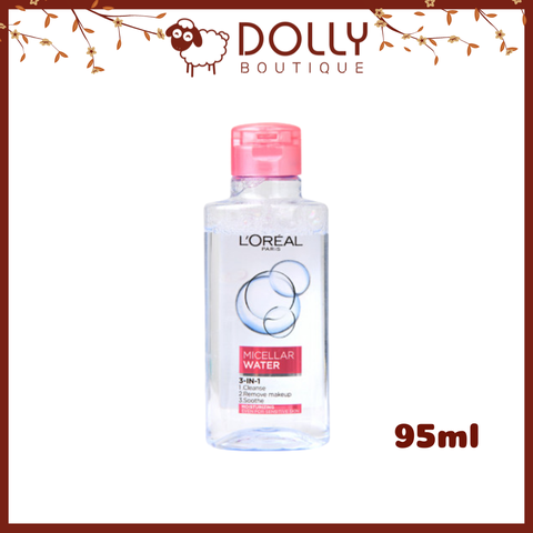 Nước Tẩy Trang L'Oreal Paris 3 in 1 Micellar Water - Moisturizing - 95 ml