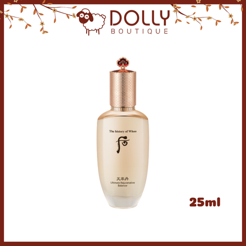 Nước Hoa Hồng The History Of Whoo Cheonyuldan Ultimate Rejuvenative Balancer  25ml NĐ