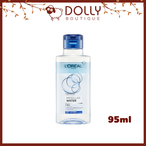 Nước Tẩy Trang L'Oreal Paris 3-in-1 Micellar Water - Deep Cleansing 95ml