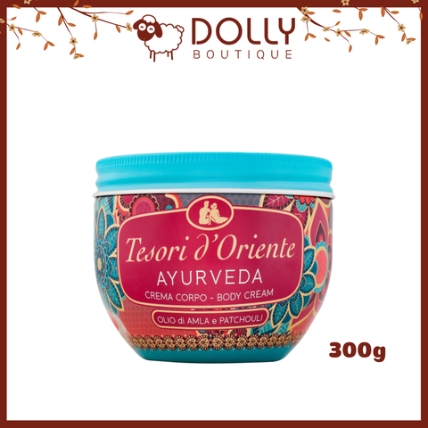 Kem Dưỡng Thể Nước Hoa Hương Ayurveda Tesori D'Oriente Body Cream - 300g